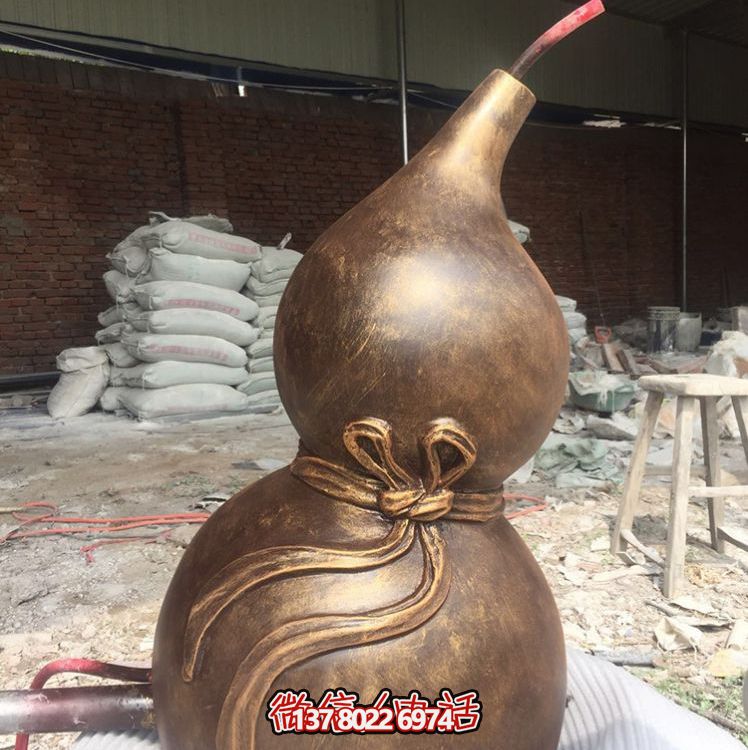 萬用銅雕葫蘆，集家居裝飾、鎮(zhèn)宅辟邪、雕塑藝術(shù)于一體