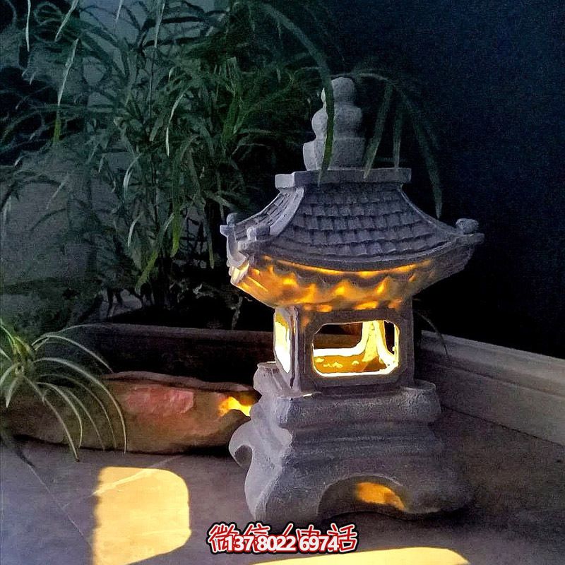日式風(fēng)落地宮燈，創(chuàng)意裝飾庭院室內(nèi)擺件