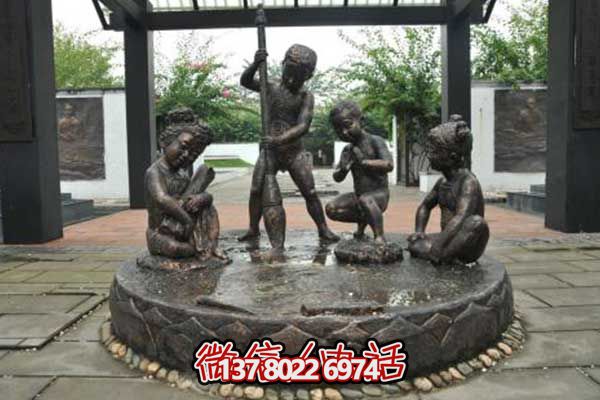 不銹鋼銅雕毛筆，為兒童締造景區(qū)樂趣
