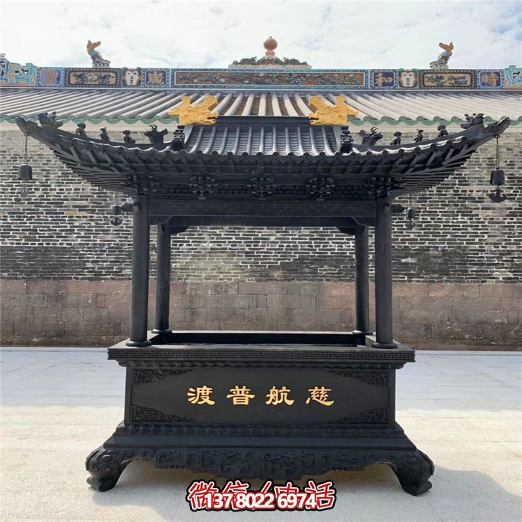 景區寺院祈福上香四柱香爐