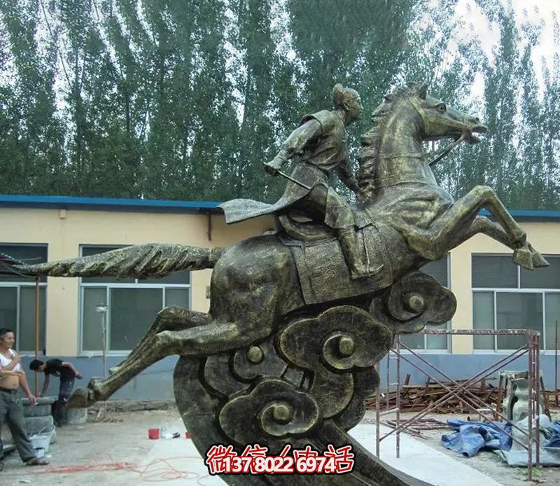 廣場銅雕馬兒跳躍的騎馬雕塑 廣場銅雕馬兒跳躍的騎馬雕塑